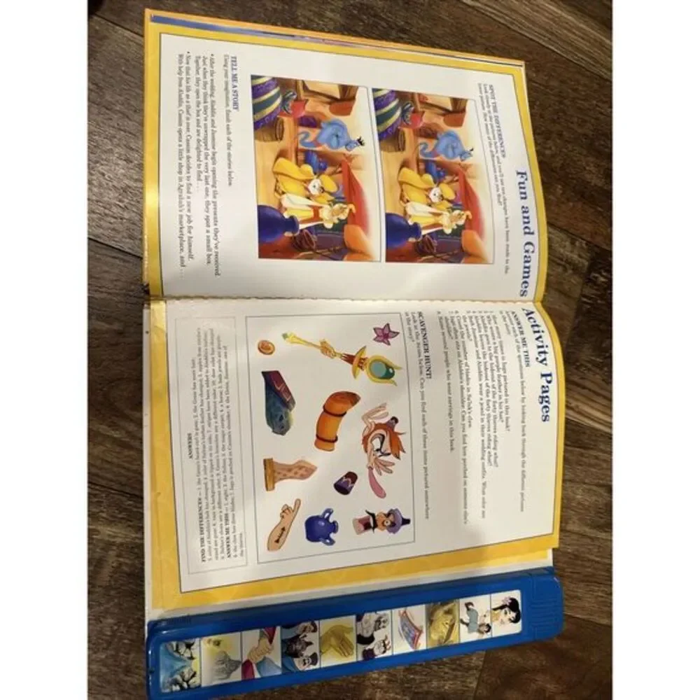 Disney's Aladdin & The King of Thieves Sound Story‎ HB Book READ DESCRIPTION